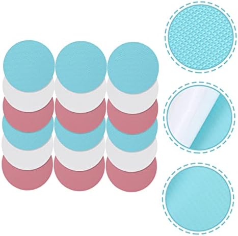 PRETYZOOM 18Pcs Non-Slip Shower Stickers for Bath Safety and Kitchen Use