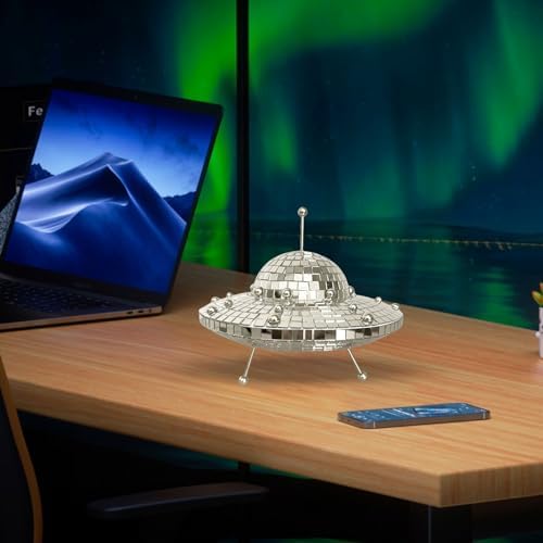 Nudsfuii Flying Saucer Home Decor Statue