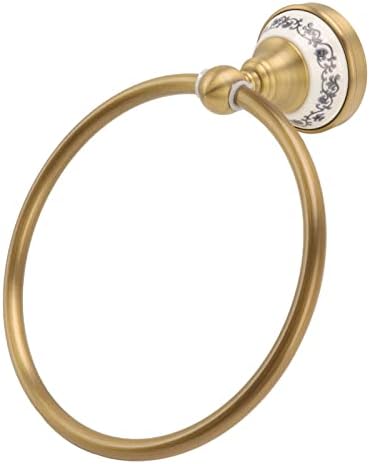 Hyuduo Antique Brass Towel Holder for Bathroom 1