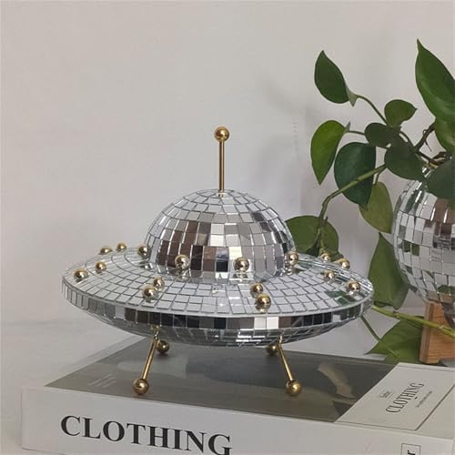 Nudsfuii Flying Saucer Home Decor Statue