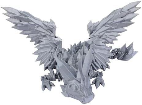Nudsfuii 3D Printed Dragon Home Decor Statue