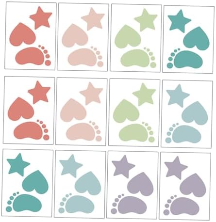 Ciieeo Non-Slip Bath Tub Decals 12 Sheets