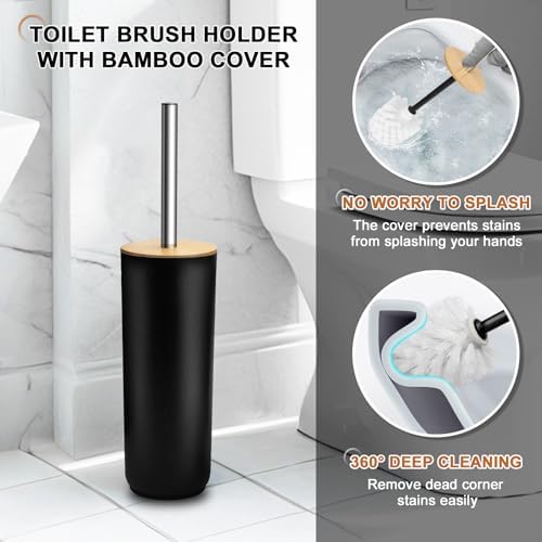 Kasunting 8-Piece Matte Black Bathroom Accessory Set 1