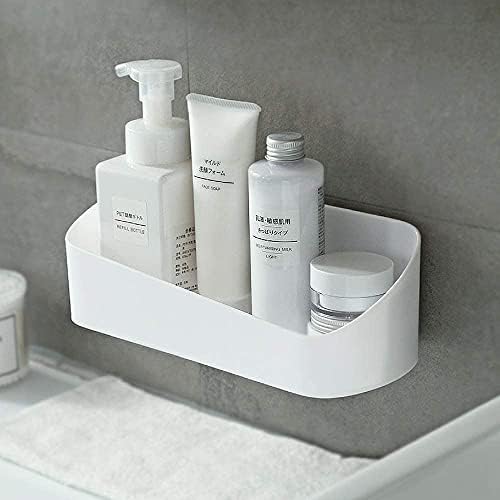 SUNFICON Adhesive Shower Caddy with 2 Clear Stickers