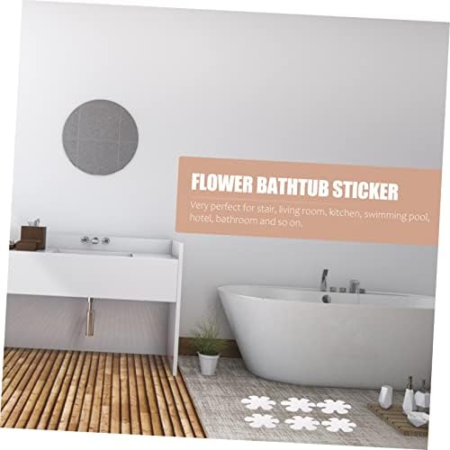 20Pcs Flower Shaped Nonslip Bath Stickers