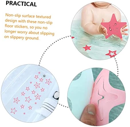 Ciieeo 12pcs Non-Slip Star Floor Stickers