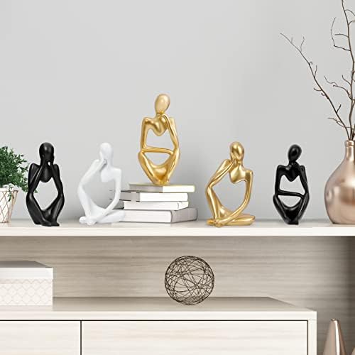 INNOLITES Abstract Thinker Sculpture Resin Statue for Home Decor