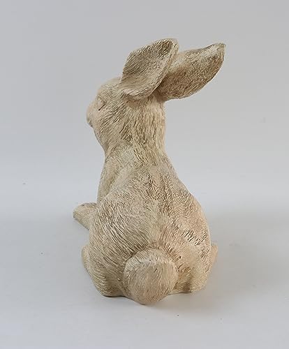 Hymmah Rabbit Statue Rustic Home Decor Sculpture