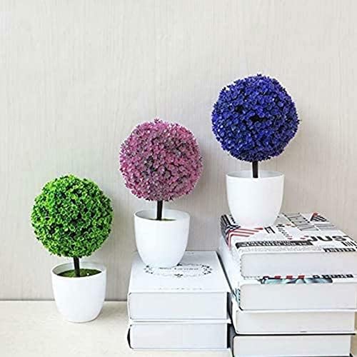Sturdy Artificial Tree Green Grass Sculptures for Home Decor