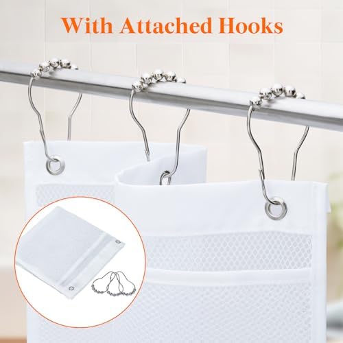 Lifewit Mesh Shower Caddy with 9 Pockets and Hooks 1