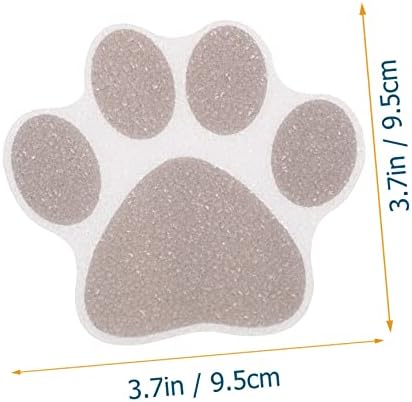Non-Slip Bathtub Stickers with Paw Design 10pcs