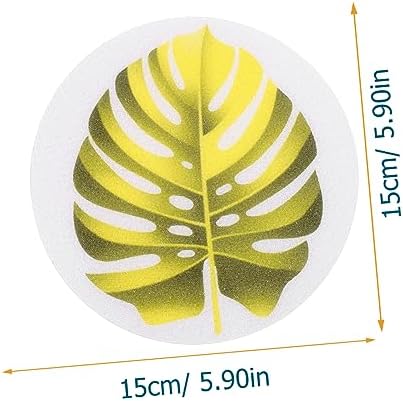 Alipis Leaf Shape Non-Slip Bathtub Decals