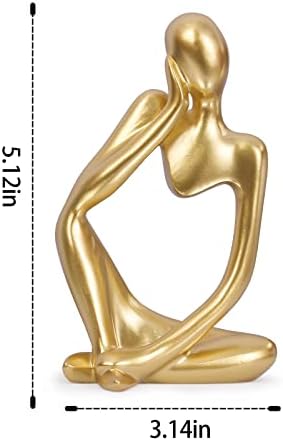 INNOLITES Abstract Thinker Sculpture Resin Statue for Home Decor