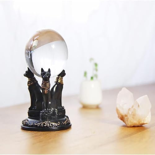 Crystal Ball Stand Sculptures Home Decor