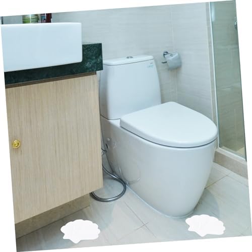 12pcs Non-Slip Bathtub Stickers with White Sea Shell Design