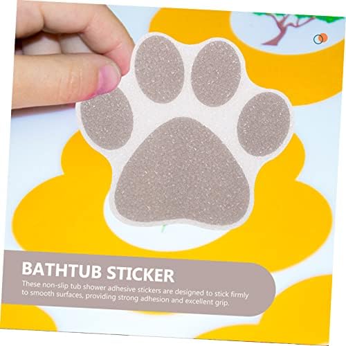 VOSAREA 10Pcs Non-Slip Shower Stickers for Bathtub Safety