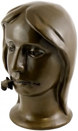 Kunst Ambiente Bronze Girl with Rose Statue