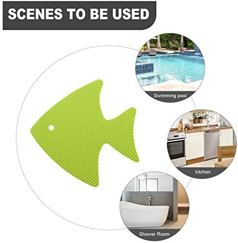 Angoily 20pcs Non-Slip Bathtub Stickers with Sea Creature Designs