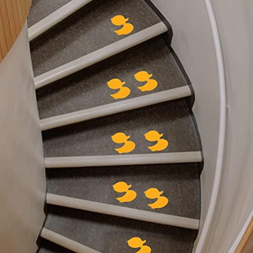 Ciieeo 12pcs Duck Non-Slip Bathtub Stickers