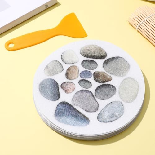Cabilock 8pcs Anti-Slip Bath Tub Stickers with Scraper