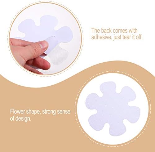 ABOOFAN 20Pcs Flower Shaped Non-Slip Bath Stickers for Safety