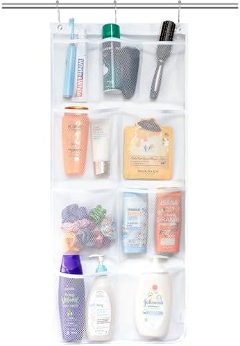Lifewit Mesh Shower Caddy with 9 Pockets and Hooks 1