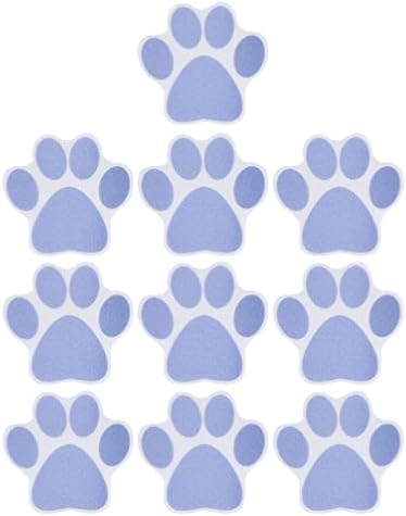iplusmile Non-Slip Paw Print Bathtub Stickers 10pcs 1