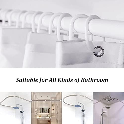LB Funny Cat Shower Curtain Set 60x72