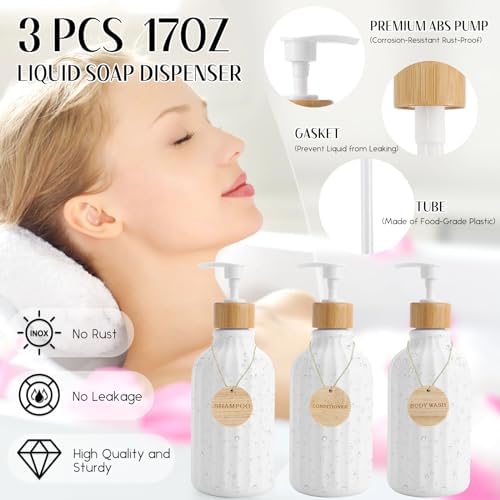XLHOMO White Bathroom Accessory Set 17 Piece
