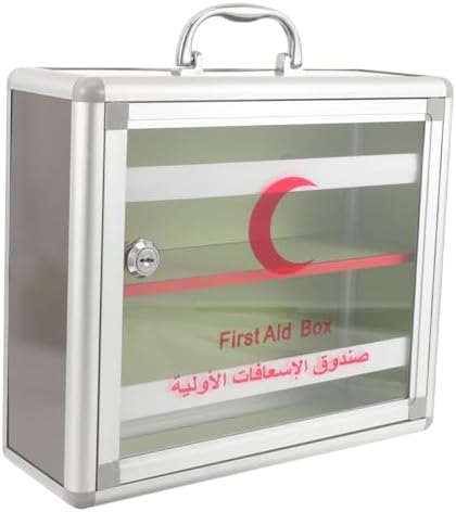 FOYTOKI Emergency First Aid Box Wall Mounted Medicine Cabinet