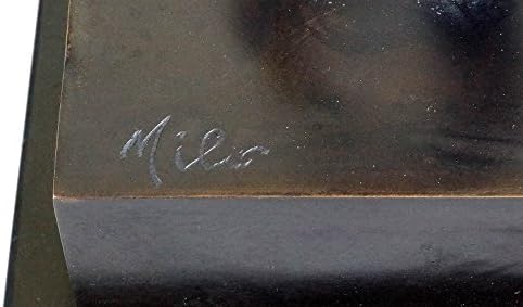 Contemplation - Modern Art Nude Bronze Statue Signed Milo