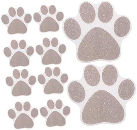 VOSAREA 10Pcs Non-Slip Shower Stickers for Bathtub Safety