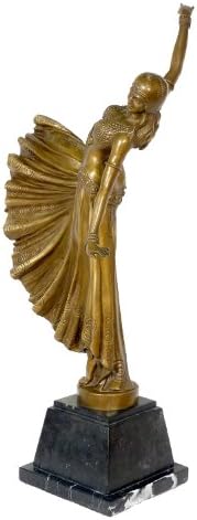 Kunst Ambiente Chorus Girl Bronze Sculpture - Signed