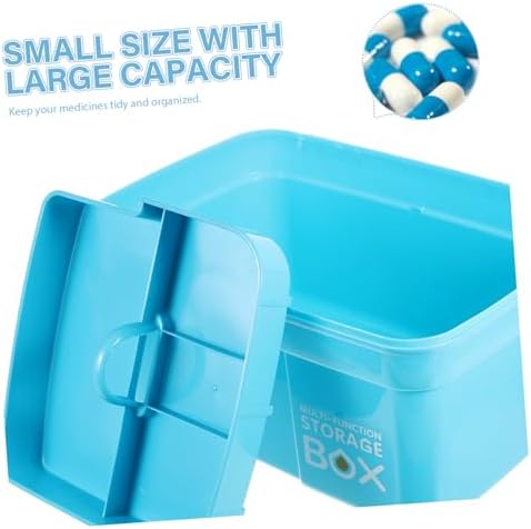 COLLBATH Portable Double Layer Medicine Cabinet