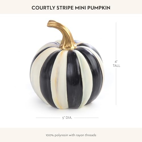 MACKENZIE-CHILDS Mini Pumpkin Resin Decor