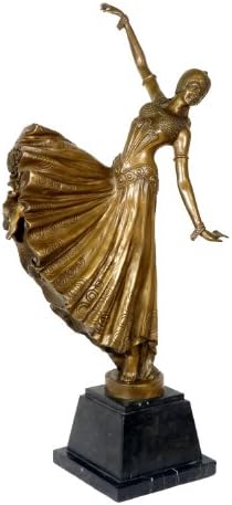Kunst Ambiente Chorus Girl Bronze Sculpture - Signed
