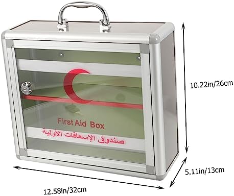 FOYTOKI Emergency First Aid Box Wall Mounted Medicine Cabinet