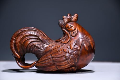 Handcrafted Boxwood Zodiac Chanticleer Animal Statues 12 Set