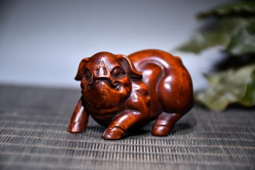Boxwood Zodiac Pig Statues - 12 Lovable Animal Sculptures