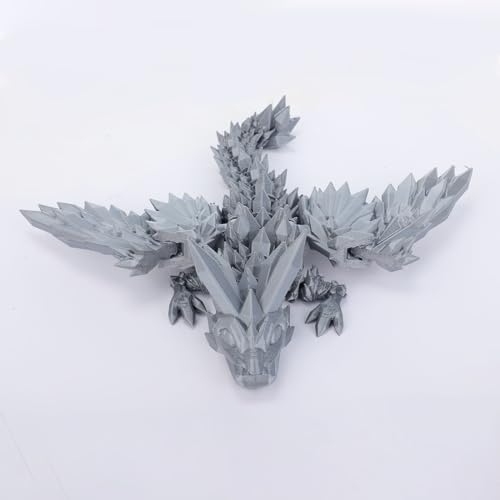 Nudsfuii 3D Printed Dragon Home Decor Statue