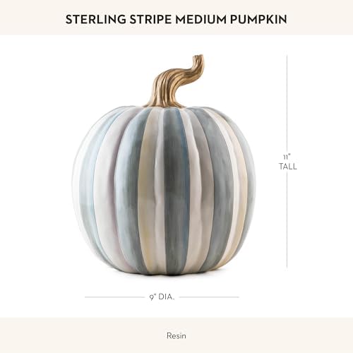 MacKenzie-Childs Medium Resin Pumpkin Decor 1