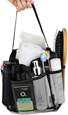 Dimeho Mesh Shower Caddy Bag with 8 Pockets 1