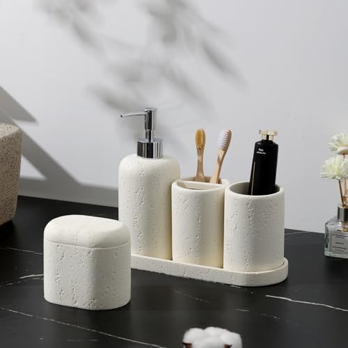 Haocoott 5PCS Modern Bathroom Accessory Set