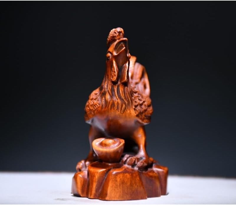 Boxwood Zodiac Chicken Statues Handcrafted Home Decor