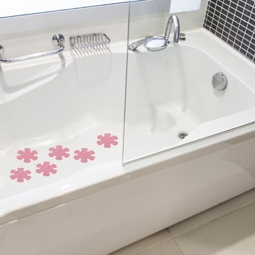 HOLIDYOYO Non-Slip Flower Bathtub Stickers 20pcs