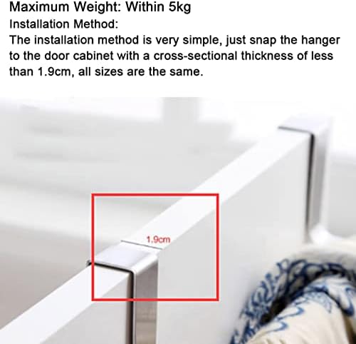 Fafeicy Kitchen Hanging Rack for Door
