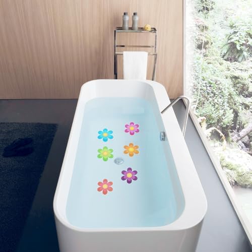TOPBATHY Flower Decals 10pcs Daisy Bath Stickers