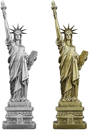 Elegant Gold Statue of Freedom Women God Desktop Ornament