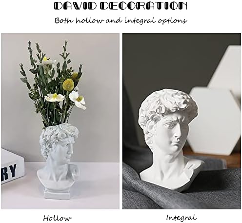 Greek Statue of David Resin Bust 6 Inch Home Decor