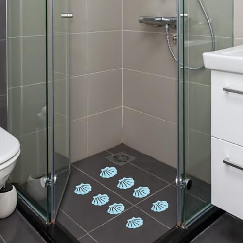 ABOOFAN 12pcs Shell-Shaped Non-Slip Bath Stickers